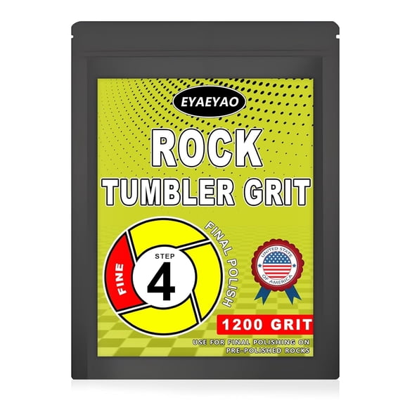 1200 Fine Aluminum Oxide, Final Polish for Tumbling Stones, Aluminum Oxide Powder Compatible with Any Rock Tumbler, Rock Polisher (Step 4, 2 Pounds)