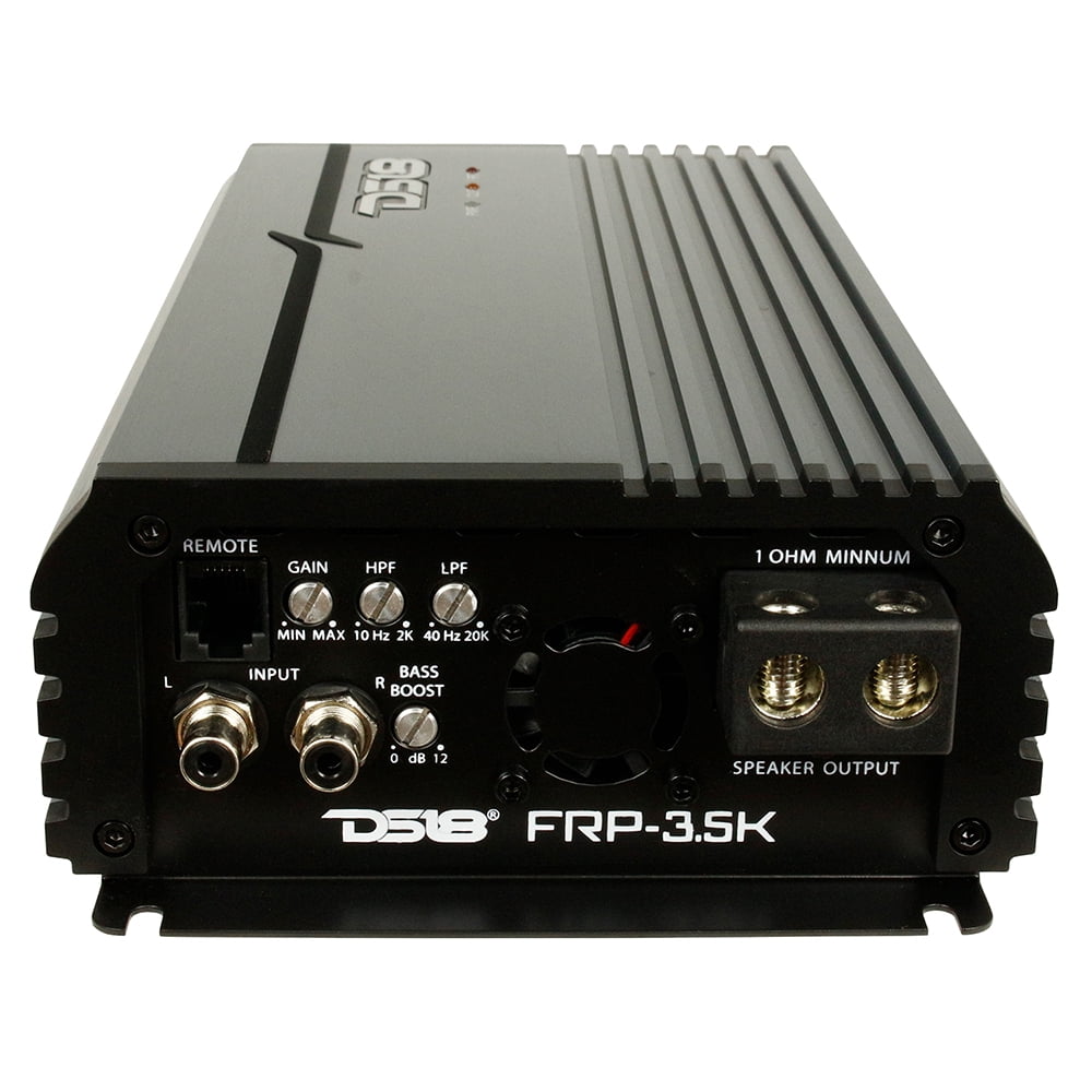 DS18 FRP-3.5K/TI Monoblock 3500W RMS Class-D Full-Range Car Amplifier (TITANIUM)