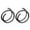 Black, variant on QIQUWOHUL S925 Silve Double Nose Hoop Ring For Piercing Nose Hoop, Nose Ring Hoop For Women, Spiral Nose Hoop For Girls, Nostril Piercing Jewelry