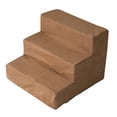 thumbnail image 2 of Escalera portátil para perros Sunnimix Marrón 3 peldaños, 2 of 8