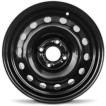 New 15x6 inch Wheel for Ford Fiesta (11-19) Black Painted Steel Rim