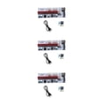 thumbnail image 3 of Langgg 6Pcs VER008S 4Pin SATA 6PIN PCI PCIE PCI-E Riser Card 008s 008 Adapter 1X to 16X USB3.0 Extender red 3Set, 3 of 6