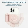 thumbnail image 2 of Magnetic Camera Handle Mobile Phone Shelf Selfie Magnetic Suction Wireless Charging Bracket Desktop Charger Pink Basics, 2 of 4
