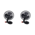 thumbnail image 1 of relayinert Car Fan Universal Fit Reliable Cooling Solution Versatile Compatibility black 2Set, 1 of 6