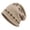 AYZ51-Khaki, variant on Womens Winter Knit Slouchy Beanie Hat Warm Knitted Skull Print Lightweight Ski Cap Hats For Cold Weather White One Size