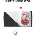 thumbnail image 3 of Mailbox Cover Magnetic Mailbox Wraps, Valentines Red Truck Pink Love Heart Tree Grey Bufflao Plaid Mailbox Covers Standard Size 18x21 Inch Mail Wrap Post Letter Box Decoration for Outdoor Gardern Yard, 3 of 6