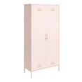thumbnail image 1 of SystemBuild Evolution Mission District Tall 2 Door Locker Cabinet in Pale Pink, 1 of 17