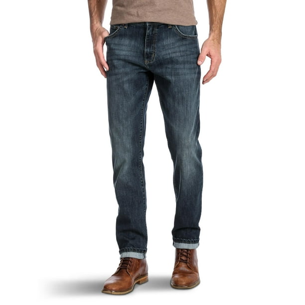 Wrangler - Wrangler Men's Slim Fit Tapered Leg Jeans with Stretch ...
