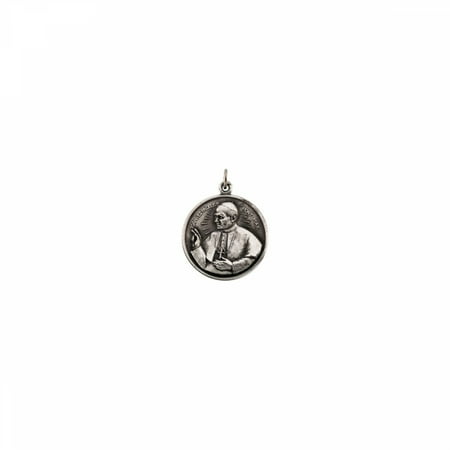 Pope John Paul Medal - Sterling Silver 20.5 Round Pope John Paul II 18