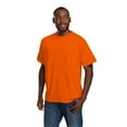 thumbnail image 4 of Gildan Hi-Vis Short Sleeve Safety Shirt | High Visibility Durable Construction Workwear, Safety Orange T-Shirt, 50/50 Cotton/Polyester, Size- M, 4 of 5