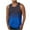Blue, variant on ZZwxWA Men's Undershirts Holiday Gifts Holiday Beach Loose Fit Quick-Dry Shirt Crew Neck Oversize Male Tops Workwear Printed Plus Size Blouse Casual Summer Tank Tops Cozy Style Sleeveless Clothing
