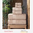 thumbnail image 3 of Juego de toallas de baño TEXTILOM 100% algodón turco, 6 piezas, color beige, 3 of 6