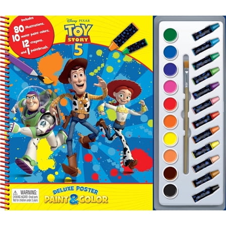 Deluxe Poster Paint & Color Disney Toy Story (with 5) Deluxe Poster Paint & Color, (Paperback)