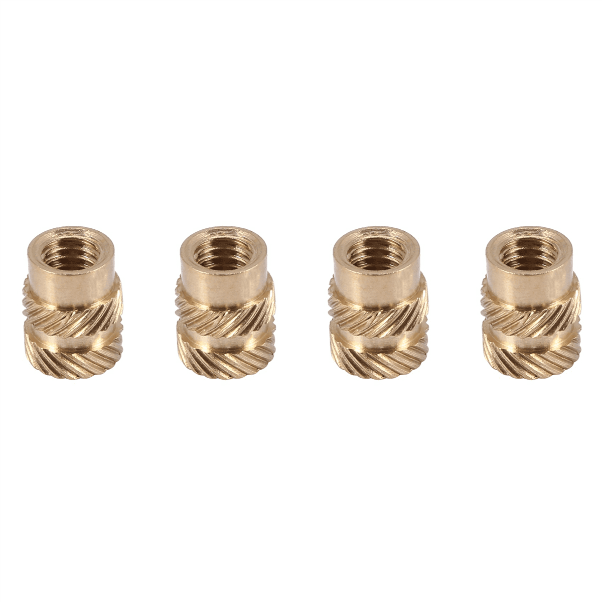 800Pcs M3 Thread Knurled Brass Threaded Heat Set Heat Insert Embedment Nut for 3D Printer