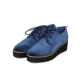 thumbnail image 5 of New Women Betani Misty-2 Velvet Lace Up Platform Oxford Loafer Creeper, 5 of 5
