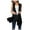 A1-Black, variant on Sleeveless Long Cardigan Sleeveless Cardigans for Women Summer Lightweight Casual Open Front Irregular Long Vest A1-Wine XL