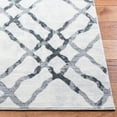 thumbnail image 3 of SAFAVIEH Martha Stewart Isabella Diamond Area Rug, Ivory/Grey, 8' x 10', 3 of 8