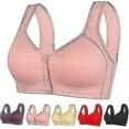 thumbnail image 1 of Daisy Bra Front Closure, Womens Daisy Bra, Front Snaps Button Bras No Underwire Push Up High Support Sports Push Up Bra, 1 of 3