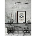 thumbnail image 5 of Parvez Taj "Yellow Kaleidoscope Butterfly Skull" Framed Painting Print, 5 of 6