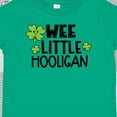 thumbnail image 4 of Inktastic St. Patrick's Day Wee Little Hooligan with Clovers Boys or Girls Toddler T-Shirt, 4 of 5