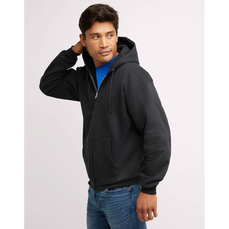Hanes Ultimate Men's Full-Zip Heavyweight Fleece Hoodie photo 2