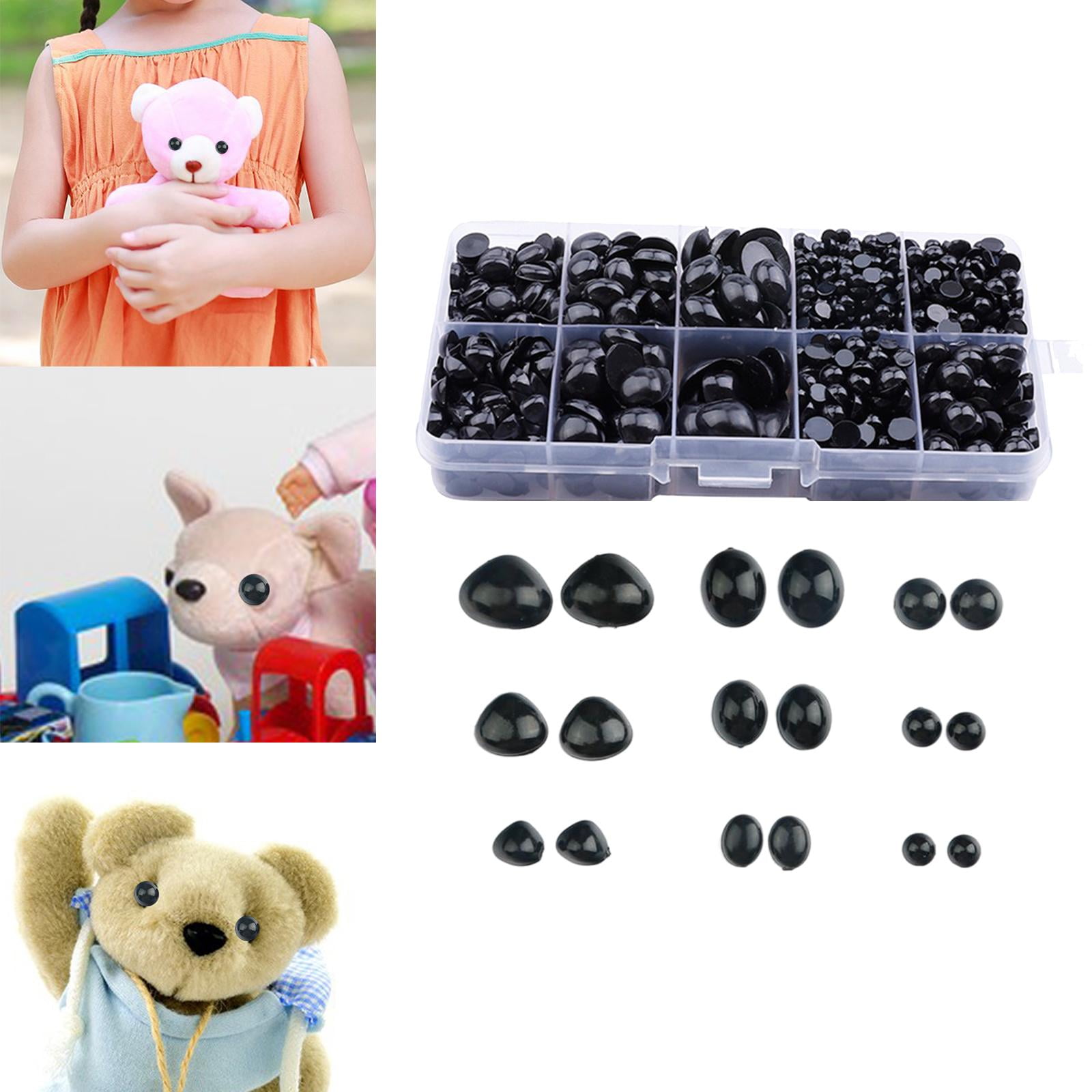 PH PandaHall 6 Sizes Wiggle Googly Eyes Buttons, 330pcs Sew On Googly Eyes  Shank Back Sewing Crafts Animal Craft Eyes Button for Teddy Bear Animal  Puppet Plush Animal