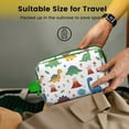thumbnail image 5 of Toiletries Bag,Dinosaur and Volcano Pattern Mens Womens Toiletry Bag Bathroom Bag,Waterproof Toiletry Travel Bag Dopp Kit Shaving Bag 11x6.3x5.1 Inch, 5 of 5