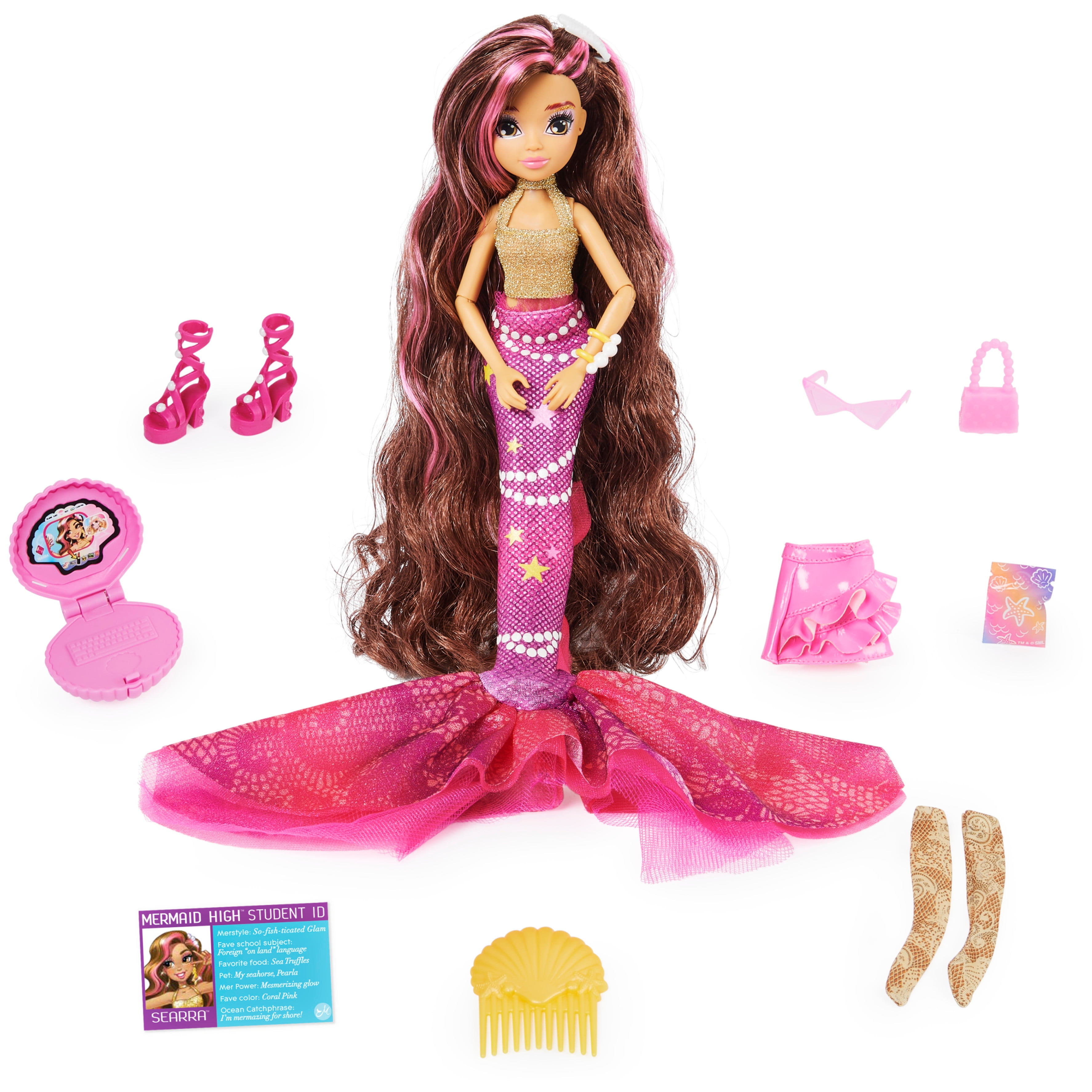 12 MERMAID DOLLS novelty play toy doll BULK LOT party favor mermaids fantasy new 