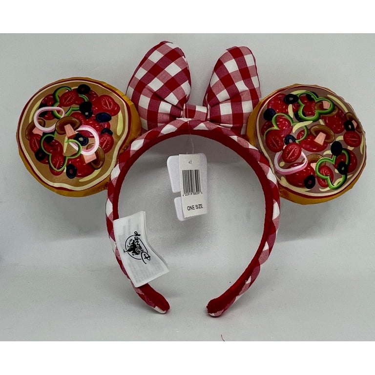 Disney Parks Minnie Mouse Pizza Ear Headband EPCOT World  display picture 2
