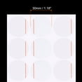 thumbnail image 2 of Unique Bargains 20pack Watch Back Cover Protective Film, 30mm Red Line PE Watch Back Case Protector Film Stickers, 2 of 7