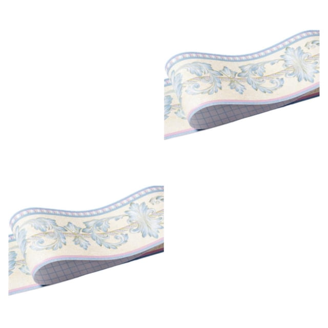 Thinsony PVC Wall Borders Sticker Instantly Change Look Of Any Room Personalized Home Style Creative Yellow Leaf 2Set
