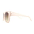 thumbnail image 3 of Womens Thick Bevel Geometric Cut Plastic Butterfly Sunglasses Pink Brown, 3 of 4