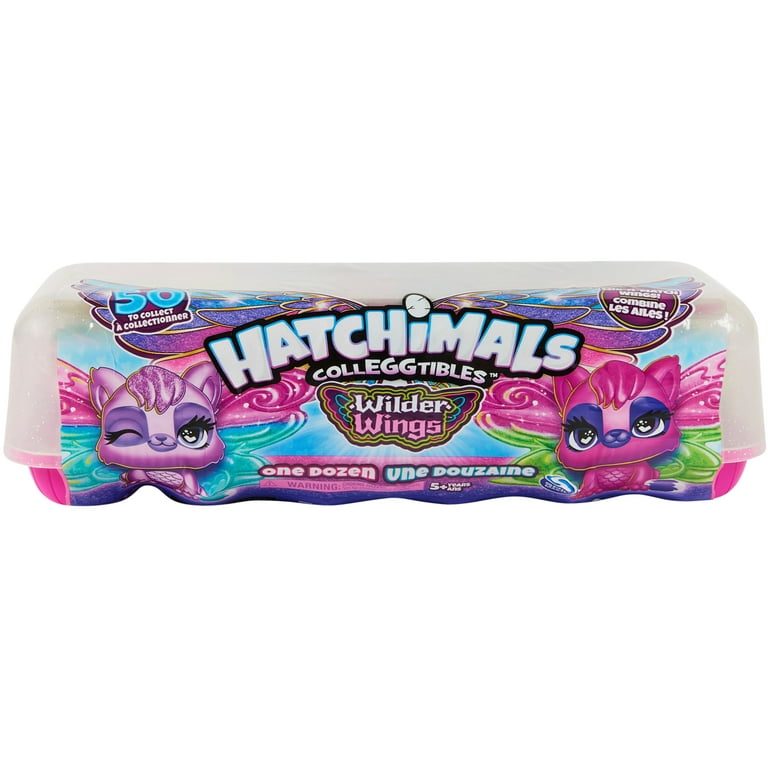 Hatchimals CollEGGtibles, Wilder Wings 12-Pack with Mix and Match Wings,  Kids Toys for girls Ages 5 and up 