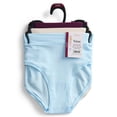 thumbnail image 3 of Joyspun Women's Ribbed Modal Hipster Panties, 3-Pack, Sizes XS-3XL, 3 of 9