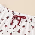 thumbnail image 4 of BRICH Women's Cute 2 Piece Pajama Sets Ruffle Cami Top and Shorts Sleepwear Set XL, 4 of 7