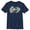 Navy Blue, variant on Boy's Jurassic World Easter T-Rex Eggnormous  Graphic Tee Navy Blue Heather Large