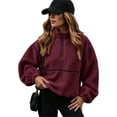 thumbnail image 6 of Tqcoqu Sherpa Jacket for Women, Fleece Zip Up Winter Fall Oversized Teddy Jackets, 2026 Fashion Clothing,Women's,Size S-XXL, 6 of 9