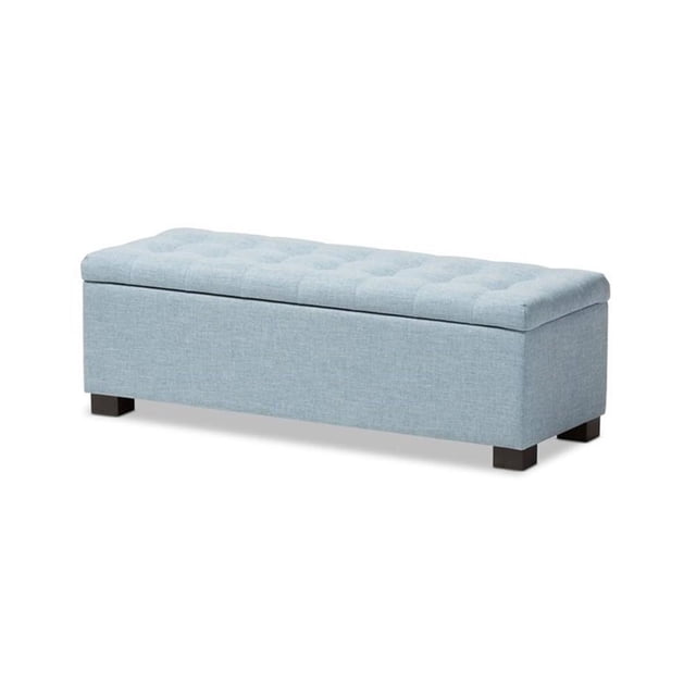 Roanoke Banc de Rangement Bleu Pâle