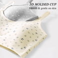 thumbnail image 4 of Girls Padded Training Bra, Lightweight Cotton Crop Cami Bras with Adjustable Straps Wireless Support Perfect for 10-16 Years Daily, 4 of 5