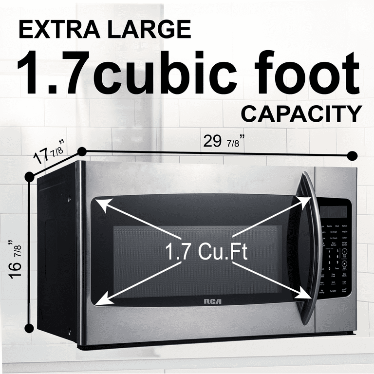 Extra large over the range microwave deals