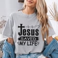 thumbnail image 4 of Jollimate Jesus Saved My Life Shirt, Jesus shirt, Christian 4th July Shirts, Christian Gift For Girl, 4 of 6