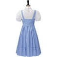 thumbnail image 4 of Women's Blue Plaid Dress Suit Fairytale Dress, 4 of 7