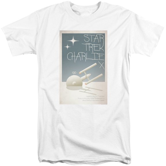 Star Trek Tos Episode 2 Adult Tall T-Shirt 18/1 T-Shirt White