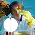 thumbnail image 2 of Miangastore 4pcs Transparent Test Tube with Cork Stopper Flat Round Bottom Glass Bottles for School Scientific Experiments Powder Liquid Storage, 2 of 8