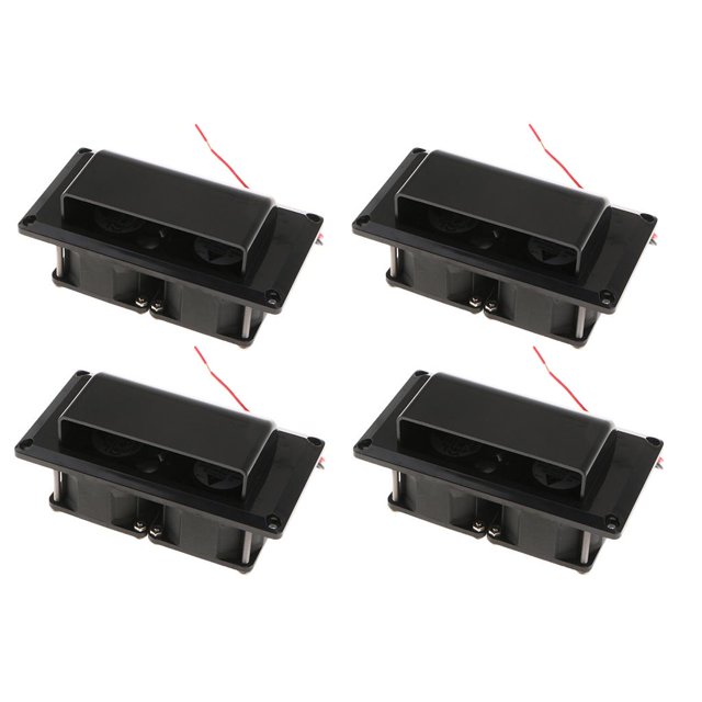 Reemplazo de 2 pares de ventilación lateral del extractor de aire del ventilador Sustitución de la parte del cuerpo de plástico yotijar Ventilador de escape de RV Camper Trailer