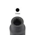 thumbnail image 4 of 3/4" Drive 17mm 12-Point Impact Socket, CR-MO Steel 56mm Length, Standard Metric Sizes, 4 of 5