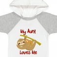 thumbnail image 4 of Inktastic My Aunt Loves Me Sloth Boys or Girls Baby Bodysuit, 4 of 5