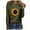 Green, variant on Dyfzdhu Womens Long Sleeve T Shirts Trendy Sunflower Graphic Tees Crew Neck Sweatshirt Tunic Tops Black