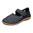 thumbnail image 6 of Rokment Women's Fisherman Walking Sandals Comfortable Casual Leather Hollow out Closed Toe Non Slip Orthopedic Arch Support Strappy Work Dress Shoes for Beach Spring Summer Black Size 6, 6 of 8