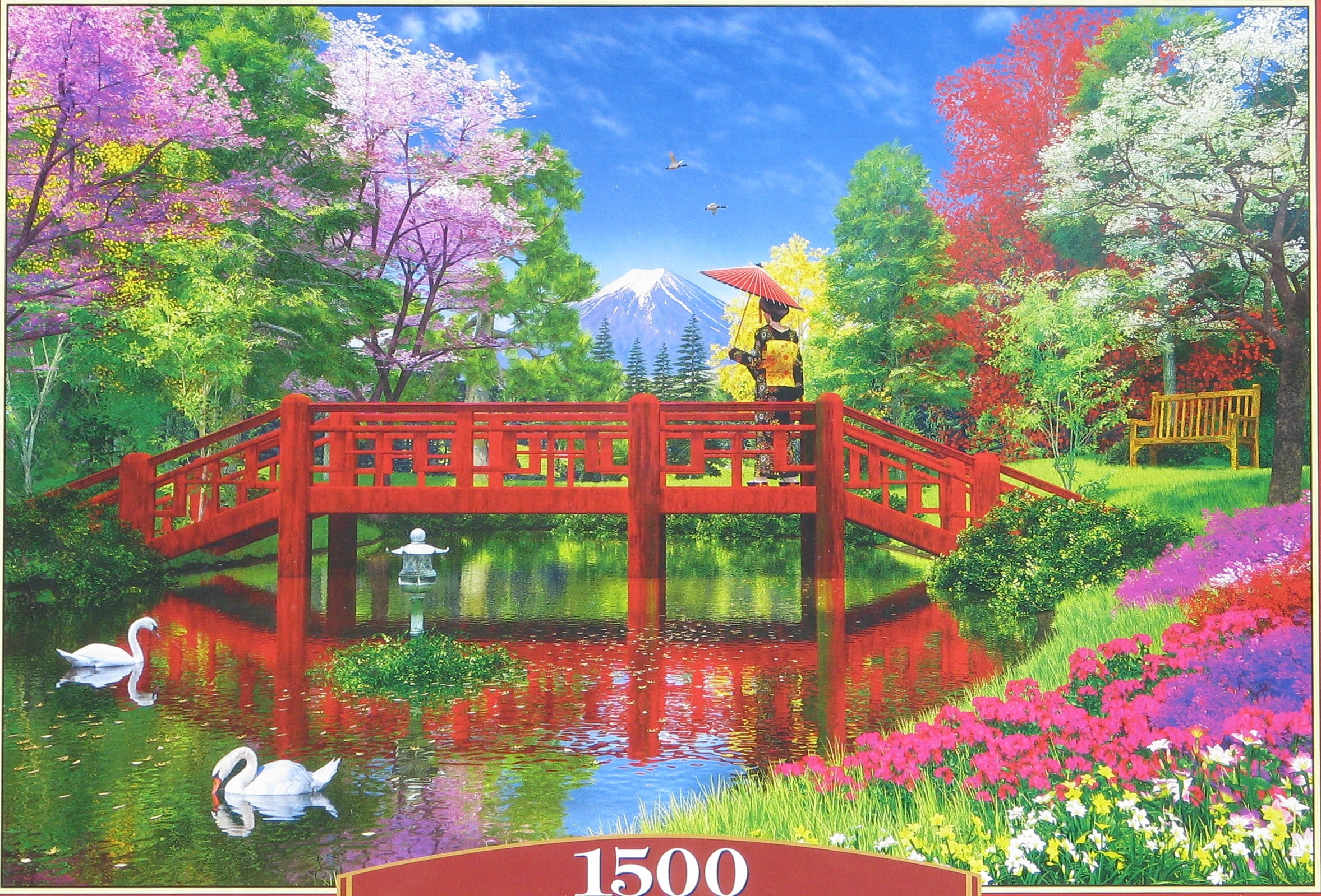 FUJI LAKE 1500 TEILE PUZZLE CASTORLAND 151608 FUJI LAKE 1500 TEILE PUZZLE CASTORLAND 151608